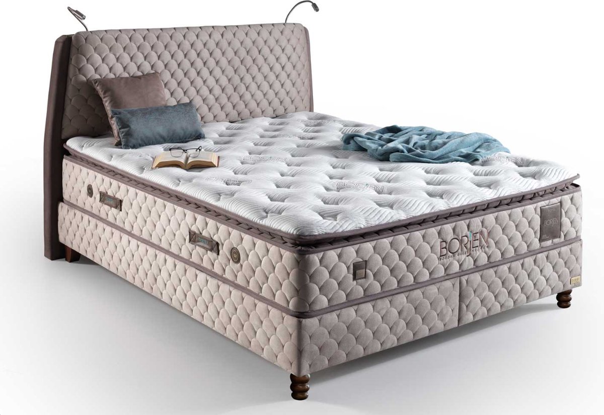 Bambi Borjen - Bed Boxspring Set - 140 x 200